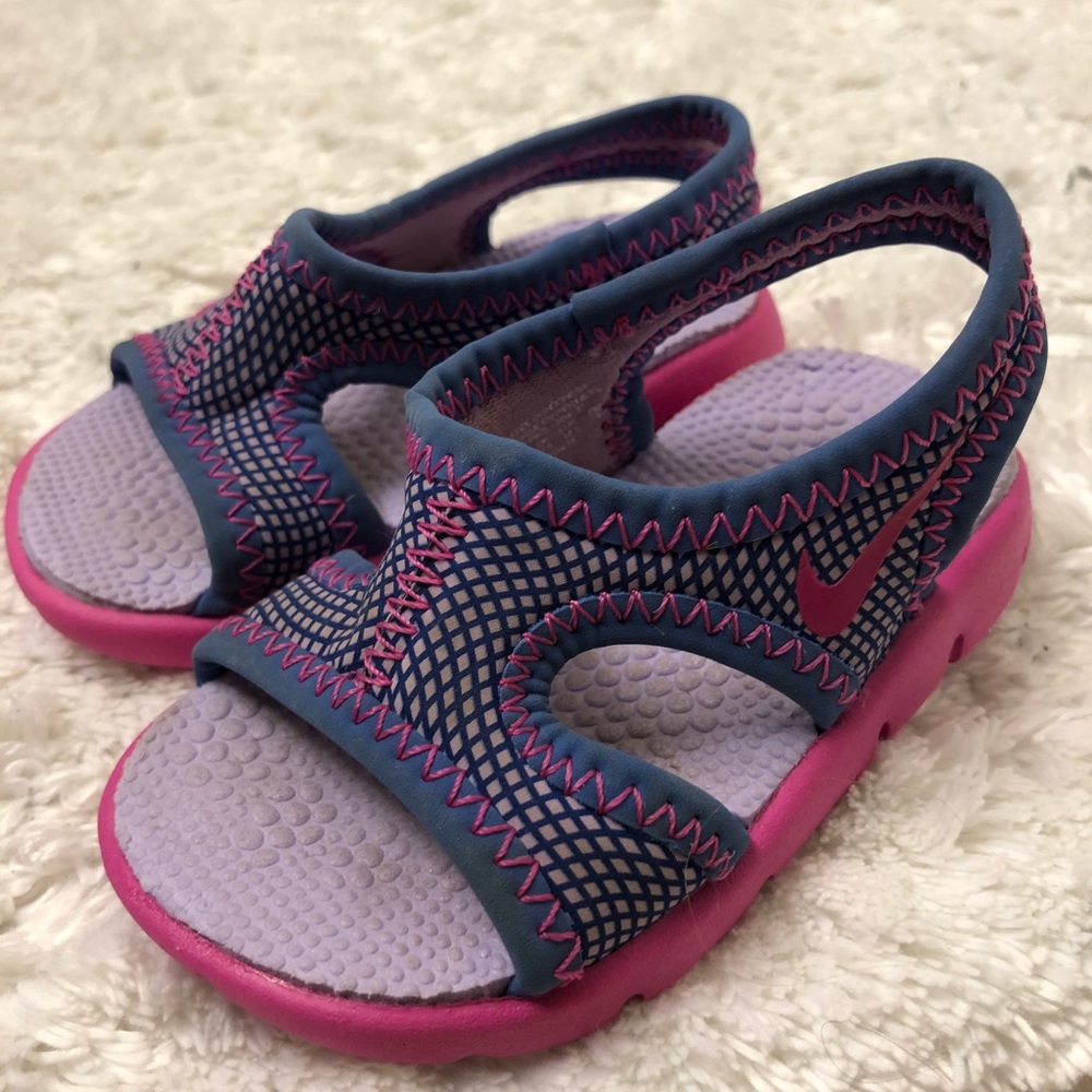 Nike baby girl sandal purple/pink